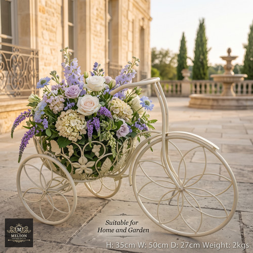 Bike planter garden - garden, trike