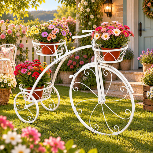 Tier bicycle plant stand - 3,