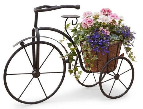 Bicycle planter black - bicycle,