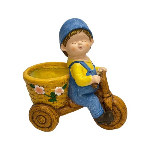 Bike planter decorative cart - planter,