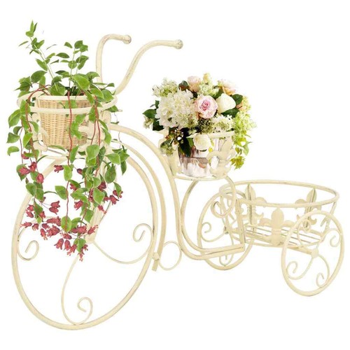 Bicycle plant stand planter - bicycle,