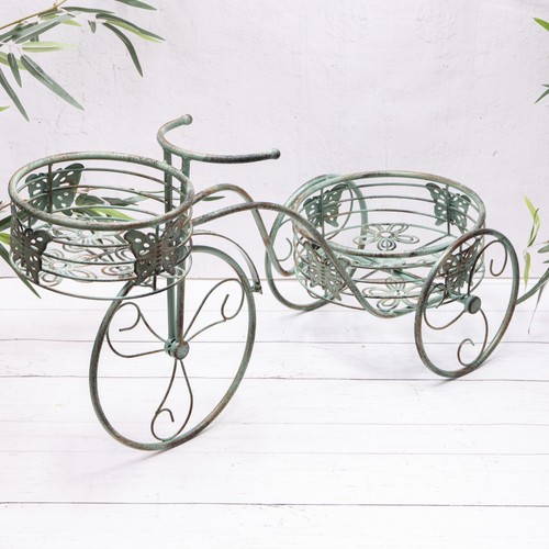 Vintage butterfly bike planter - butterfly,