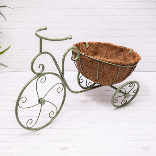 Bike planter basket liner - planter,